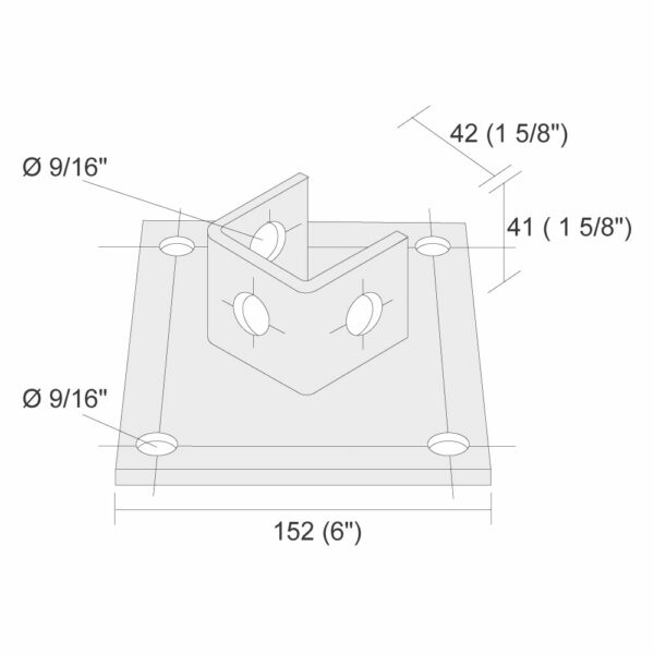 Short base for single channel